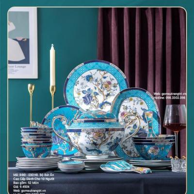 BỘ BÁT ĂN CAO CẤP DÀNH CHO 10 NGƯỜI